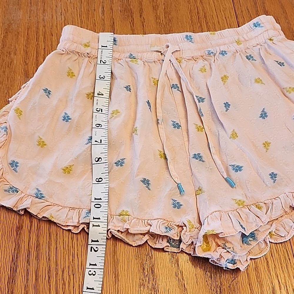 Anthropologie Peach Floral Shorts - Picture 9 of 14